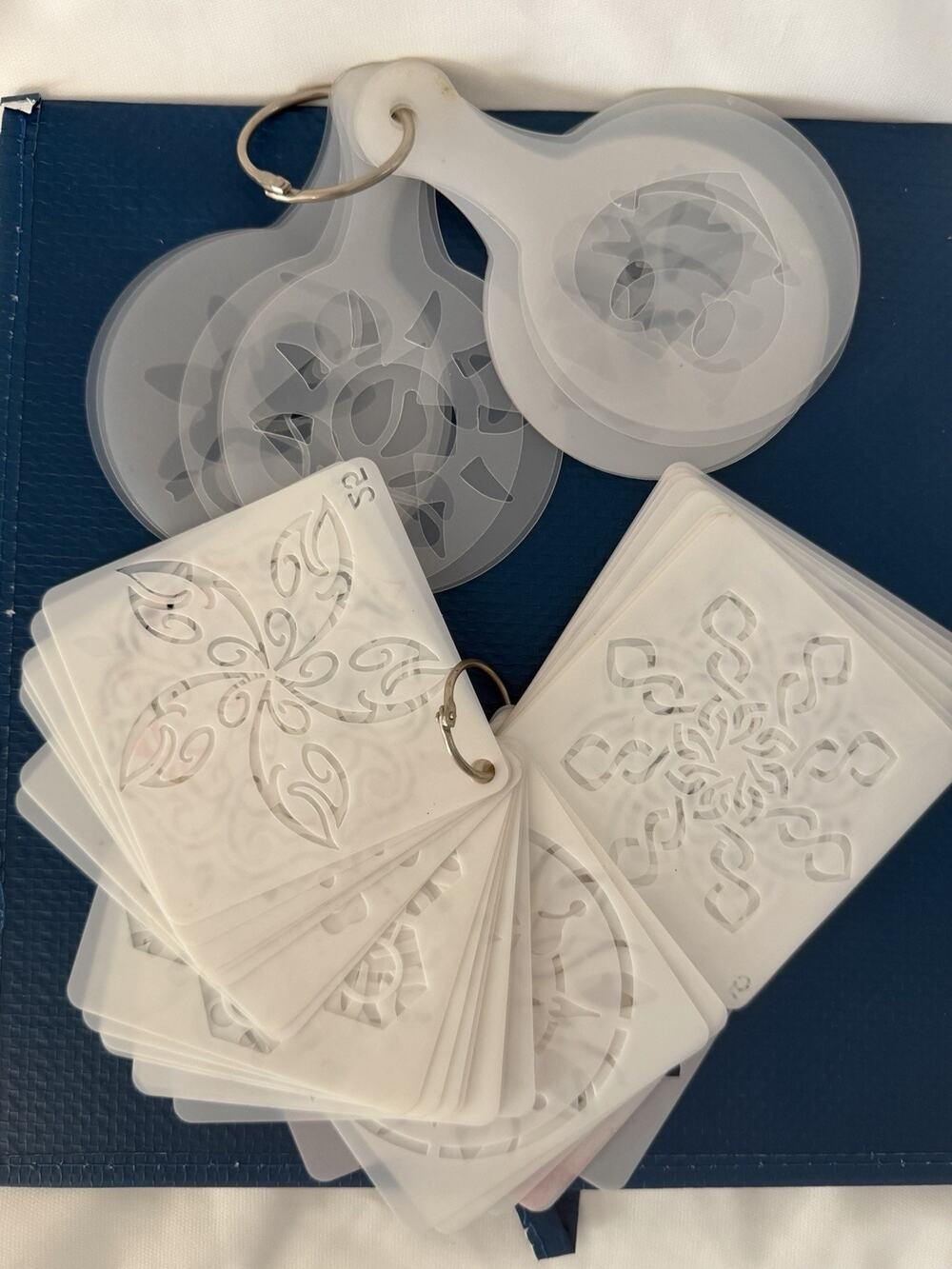 50 Pcs 3.5 Inch Small Stencils For Paint, Crafts, And Hobby Reusable